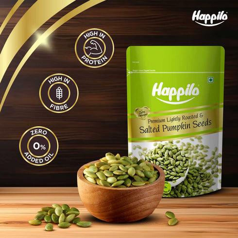 Happilo Lightly Salted Roasted Pumpkin Seeds